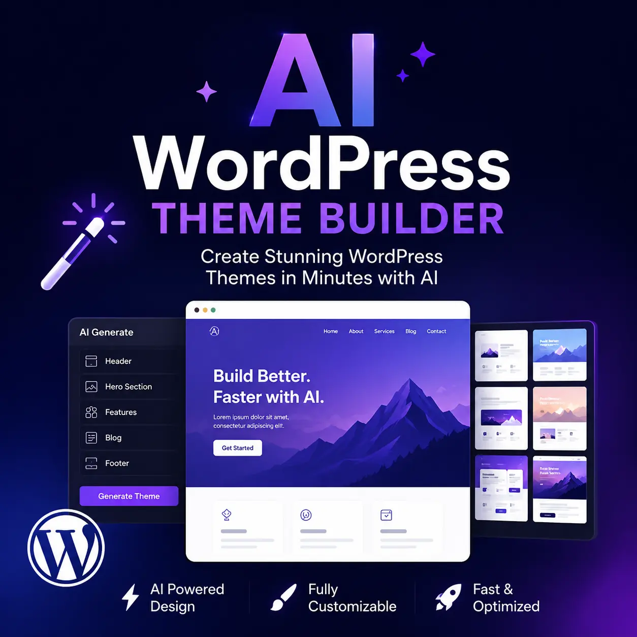 AI Wordpress Theme Builder